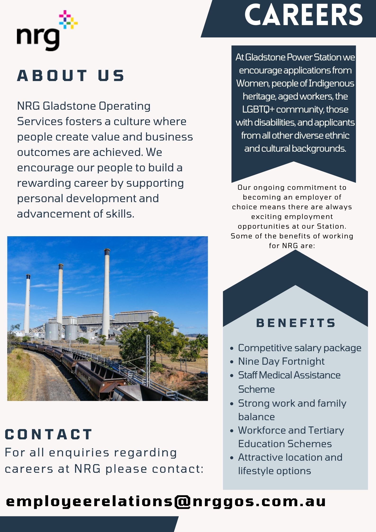 Careers NRG Gladstone Power Station